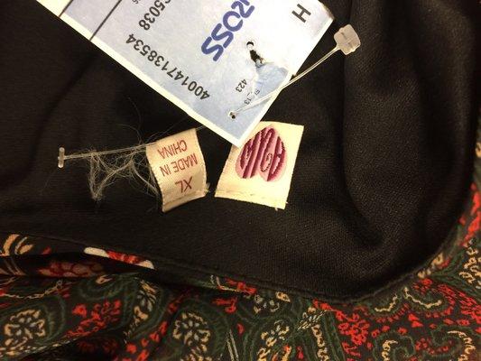 Ross told they don't have this brand but I brought from them 2 dresses the same brand.