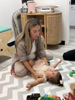 My daughter loves getting adjusted!