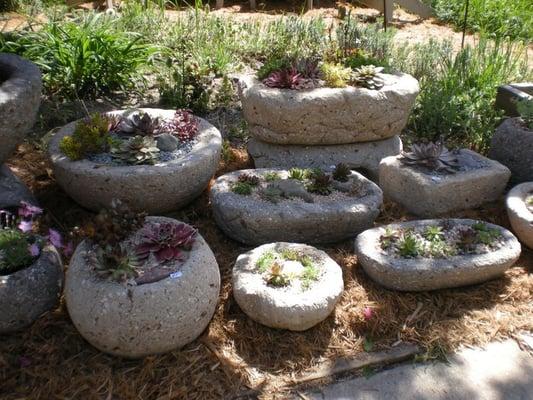 Hypertufa Planters at Ruth Conklin Gallery