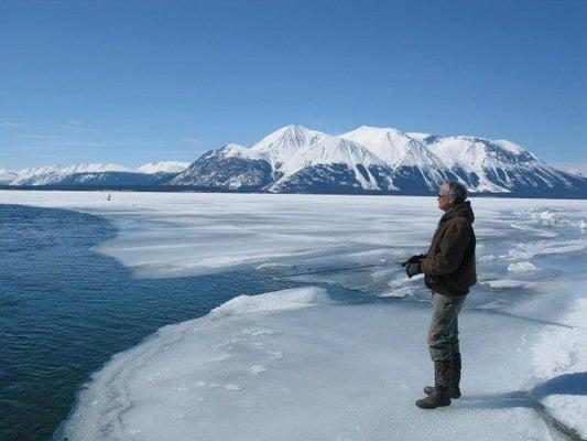 Atlin Lake B.C. in spring...pics of mattresses get boring after a while.