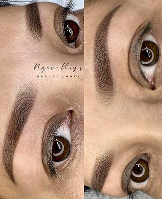 Ombre Powder brows done by Nicole