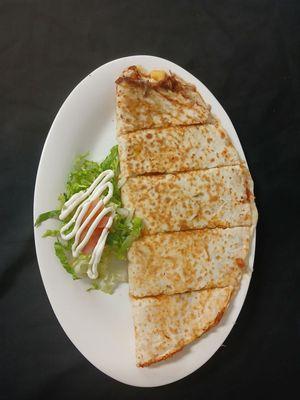 Quesadillas Al pastor, steak, chorizo, carnitas & more