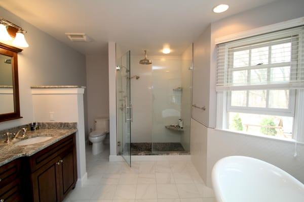 Full Bathroom replacement with Custom tile shower.....