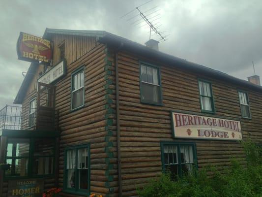 The outside if the hotel