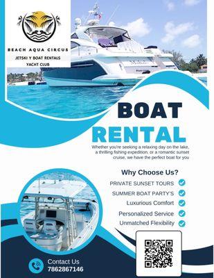 Fiesta En Barco Y Rentas