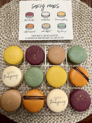 Thanksgiving Macarons
