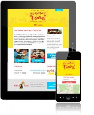 New Mexico Summer Food Award-winning website and app was designed and is maintained by Xynergy