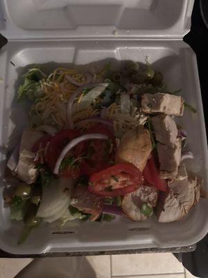 Chicken breast salad