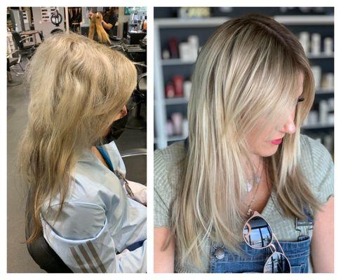 Extensions and color by Alicia Shaw @alicia_hairartist