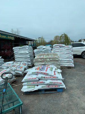 Garden soil & mulch