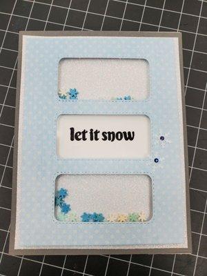 Make and take card from August 2022