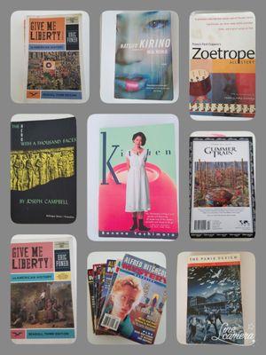 A collection of books I've bought from better world books over the years
