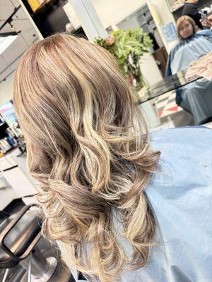 New hair style and new color and brighter blonde. By the best designer Sophie Li