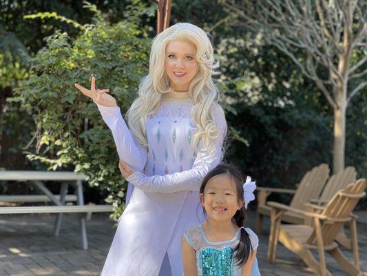 My daughter grinning ear to ear.