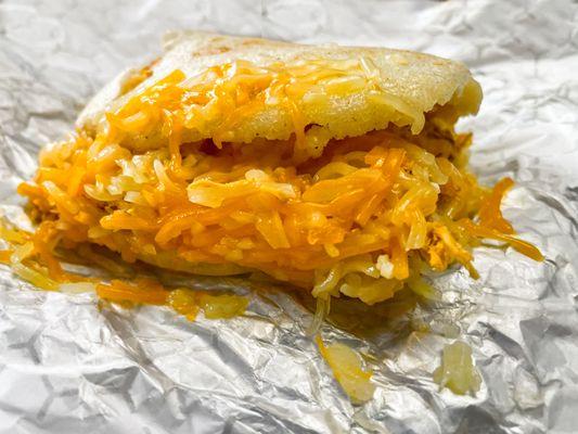 Shredded Chicken and Cheese