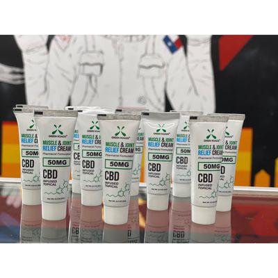 50mg Muscle & Joint Relief Cream! This bottle is perfect for on the go or as a beginner bottle!