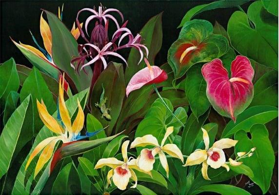 Maui in the Year 2000, Avaiable in Giclee prints, Original Sold