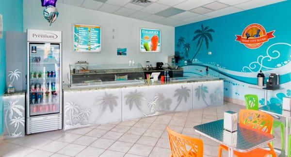 Inside Magic City Slush Fort Myers Beach