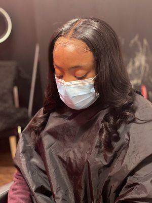 Pink Extensions & Hair