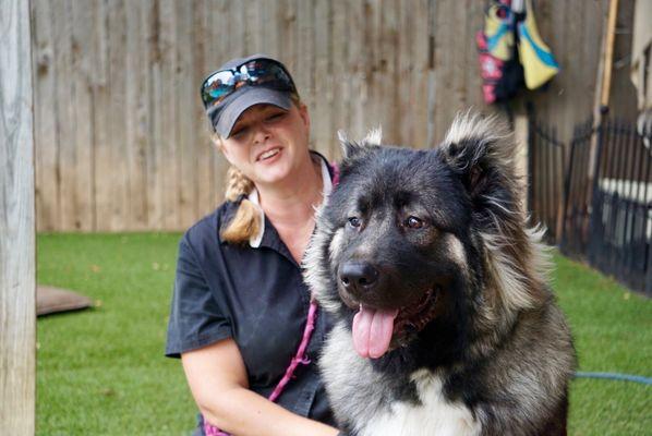 Maegan & trainee Opus