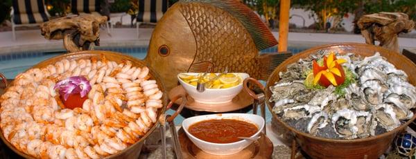 Pool Side Seafood Award Corporate Dinner