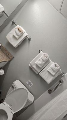 Hearts in the bathroom