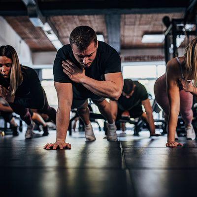Group classes are designed for all levels of fitness.