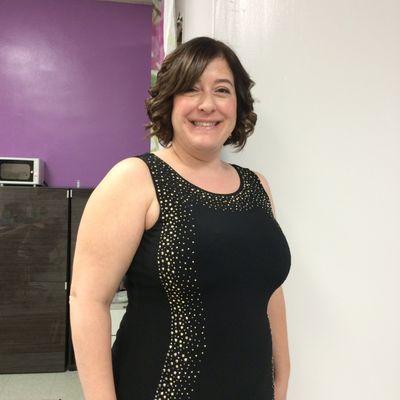 Stunning style w curls for a professional evening event.