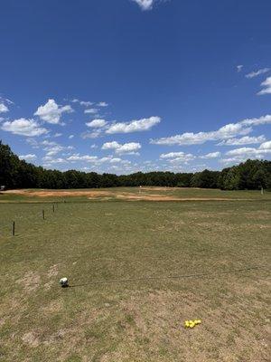 Driving range.