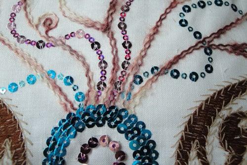 Embroidery, Taping, Cording, Sequins