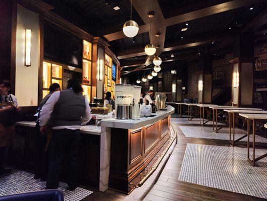 The bar. Absolute class.