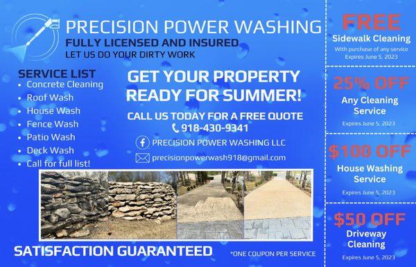 Precision Power Washing Services
