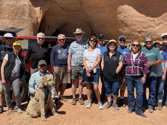 Group breaks for lunch. Utah