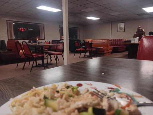 The interior and what i ordered