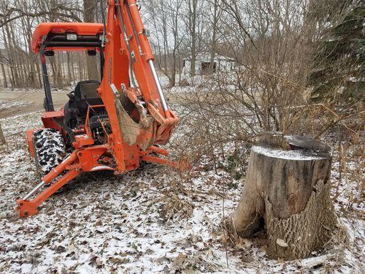 Stump Removal - R&H Tractor Services provides full stump removal.