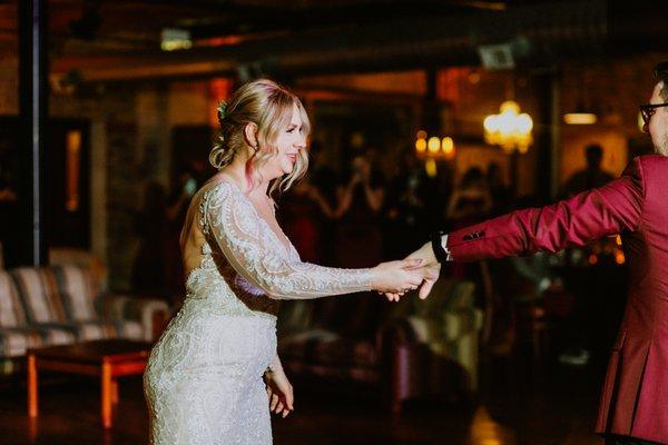 Final results of our dance at our wedding