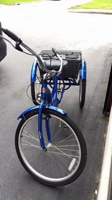 Even this bicycle had an audio system!