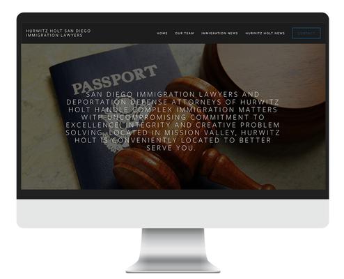 Hurwitz Holt website designed by Ola Moana Marketing