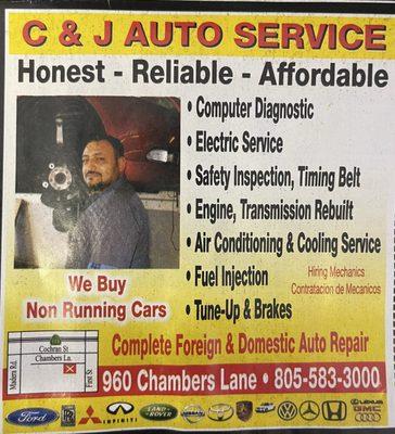 C & J Auto Services