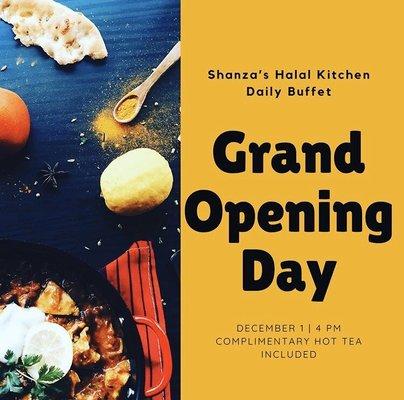 ***Opening December 1st*** (11/24/2019)