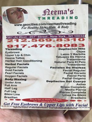 Neema's Threading & Herbal Center