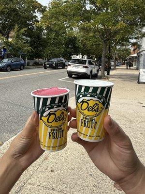 Del's Soft Frozen Watermelon & Del's Soft Frozen Lemonade