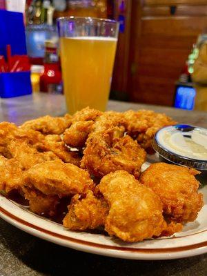 Beer Battered Fried Mushrooms