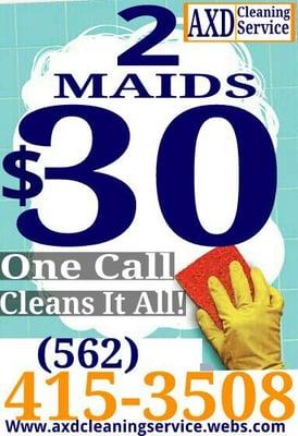2 Maids $30!!!!