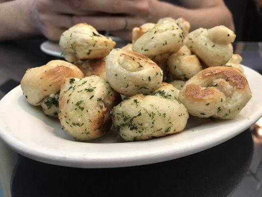 Their garlic knots are rather good.