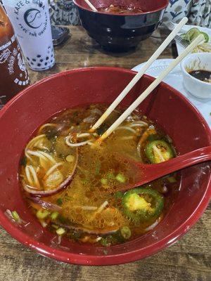 Bún Bò Hué is delicious