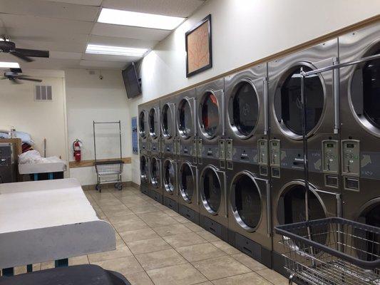 6 load dryers.
