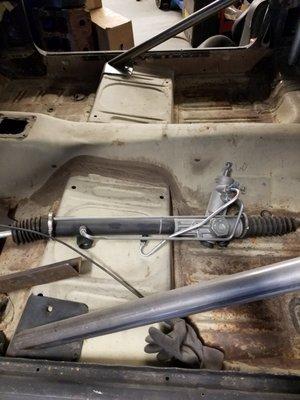 No power steering work still done...