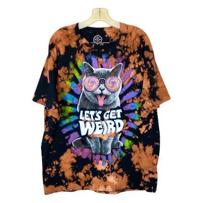 Bleach dyed Psycho cat