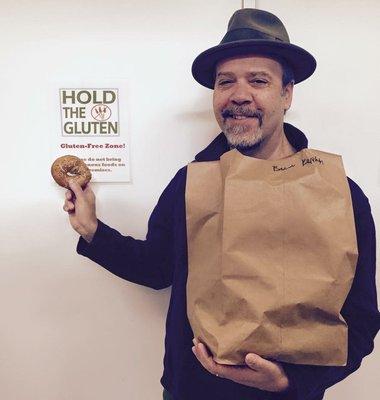 Right across from Baron's is a business called Hold The Gluten. So I Did.